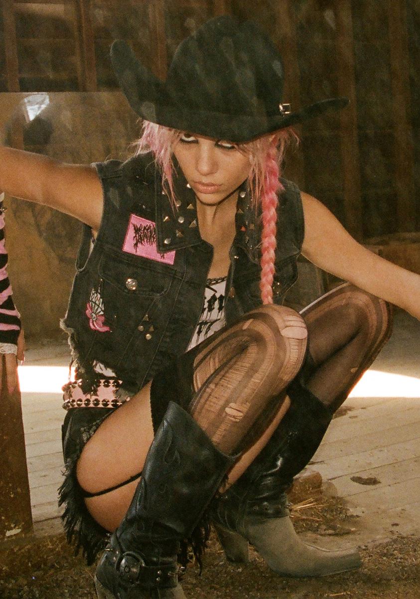 Outta This Town Denim Vest