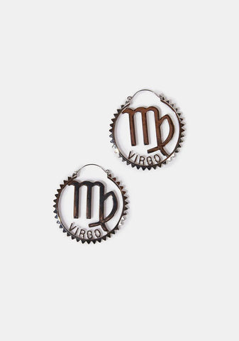 Reppin' Virgo Hoop Earrings