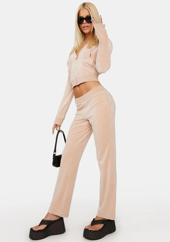 Opal OG Big Bling Velour Track Pants