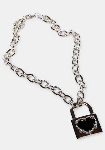 Complex Heart Pendant Necklace