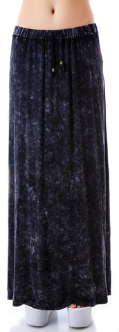 Open Road Stone Wash Maxi Skirt