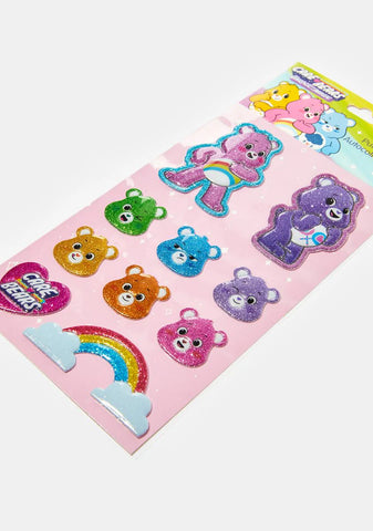 Team Care Bears Puffy Stickers