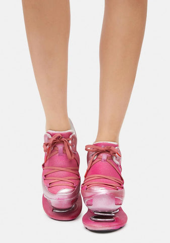 Pink Lord Campus Spring Platform Sneakers