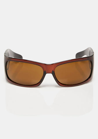 Brown Tiger Tattoo Sunglasses