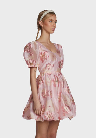 Isabella Jacquard Mini Dress