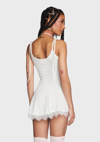 Blanc Truth Hurts Mini Dress
