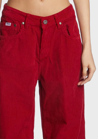 Red Cord Release Jeans