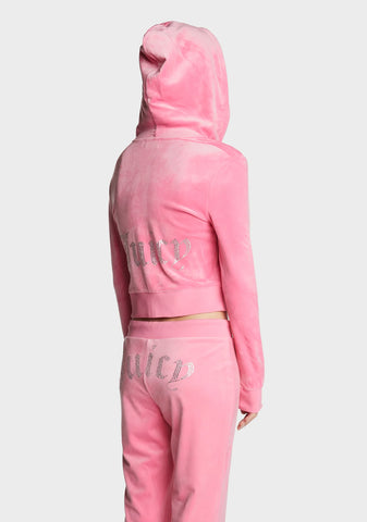 Hot Hot OG Bling Velour Jacket