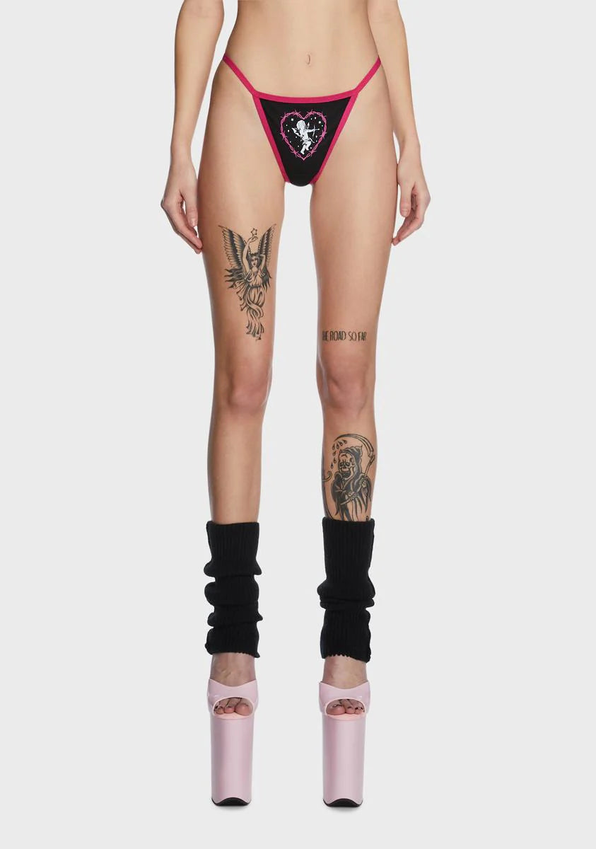 Cupid's Heart Thong Panty