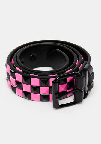 Sweet High Score Studded Belt