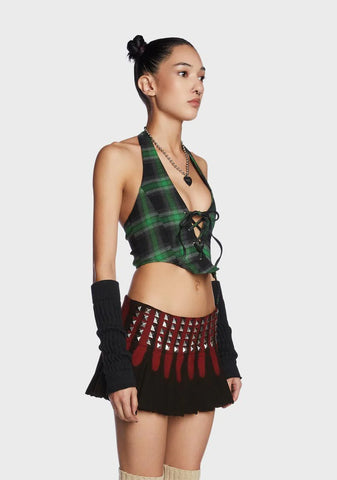 Emerald Love Spiral Corset Top