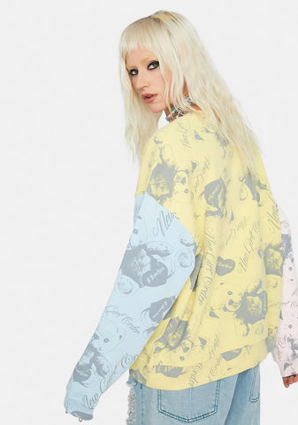 Bear Panel Sweatshirt