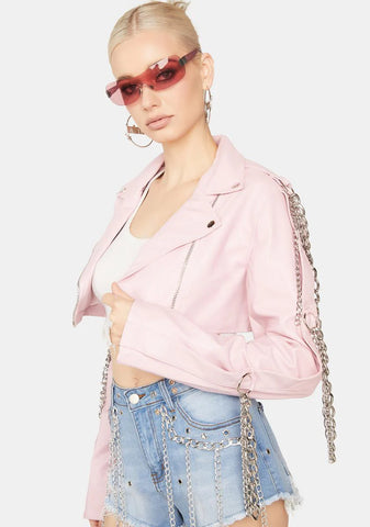 Diva Shackled To You Cropped Jacket