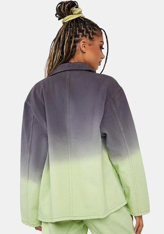 Dip Dye Utility Jacket