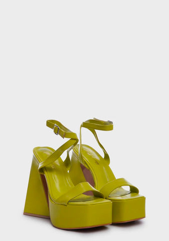 Melon On The Beat Platform Heels