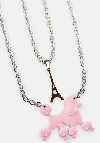 Boujie Pooch Layered Necklace