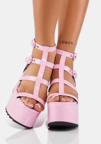 Turquoise Breeze Platform Sandals