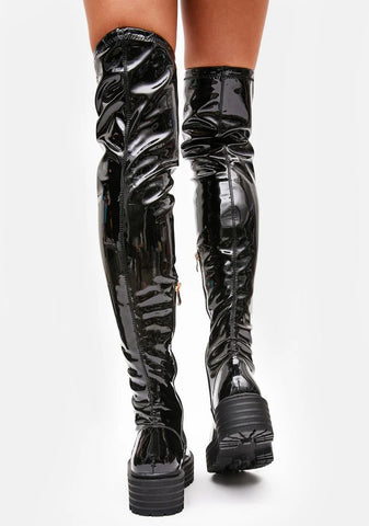 A Lil Somethin For U Flatform Boots