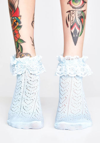 Addicted To Love Ruffle Socks