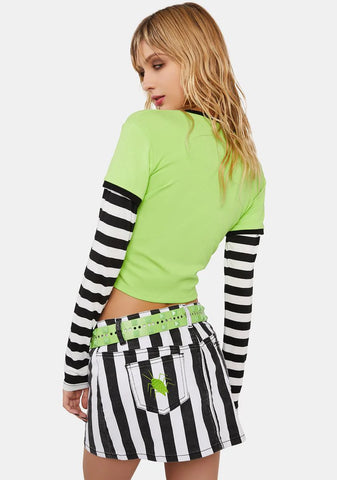 Three Times Mini Skirt