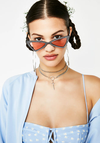 Electric Lolita Jeweled Sunglasses
