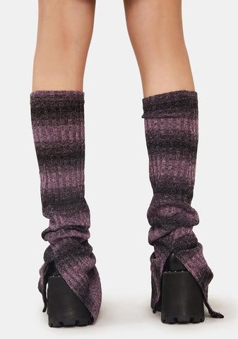 Daily Striped Leg Warmers