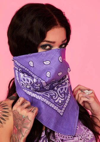 Amethyst Rebel Rodeo Bandana Scarf