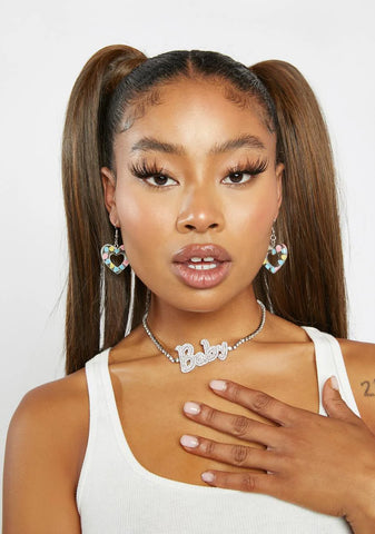 Love Till The End Heart Earrings