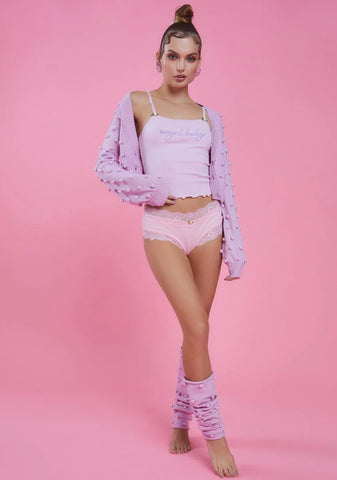 Dance With Me Pom Pom Cardigan