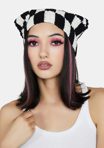 Check Your Illusion Crochet Headband