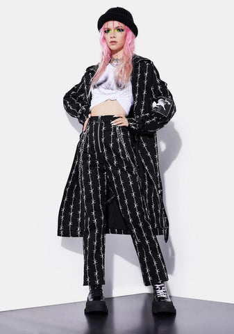 No Squares Allowed Barbed Wire Pants