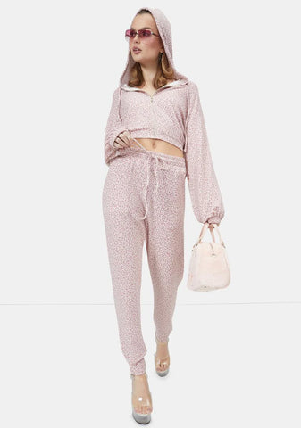 Do U Wanna Know Leopard Joggers