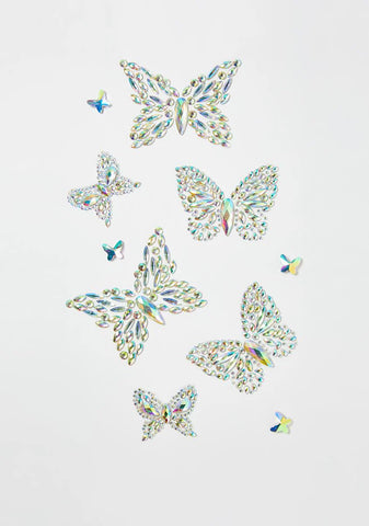 Stay Fly Butterfly Body Stickers
