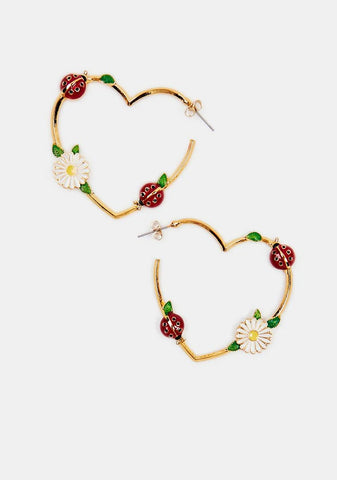 Nurture Our Nature Hoop Earrings