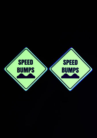 Yellow UV Speed Bump Pasties