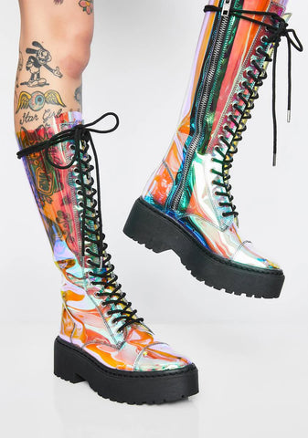 Cosmic Renegade Combat Boots