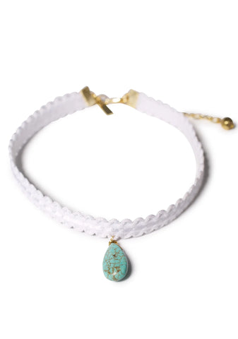 White Lace Choker