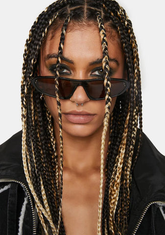 Compression Black Brown Sunglasses