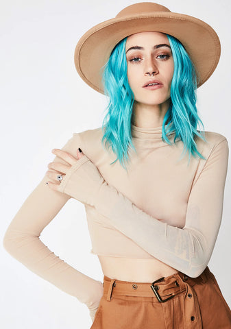 High Up Wide Brim Hat