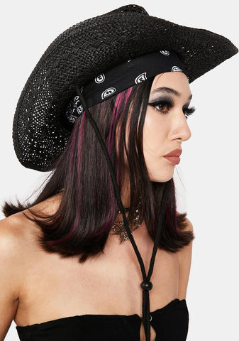 Western Vibes Straw Cowboy Hat