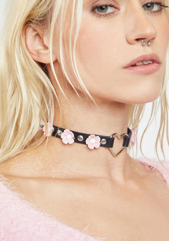 Never Dies Flower Choker