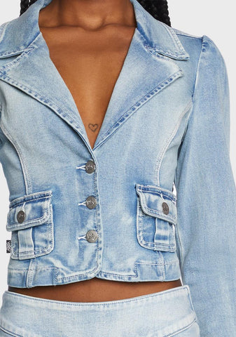 Jessica Denim Blazer