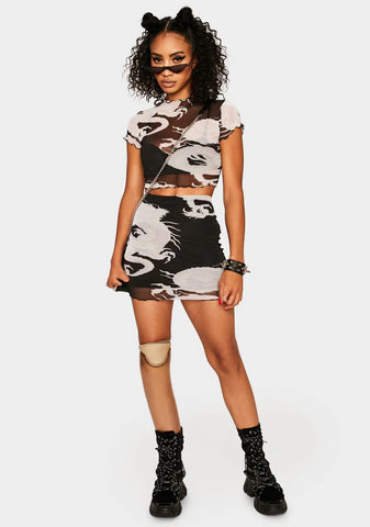 The Gold Is Mine Skirt Set