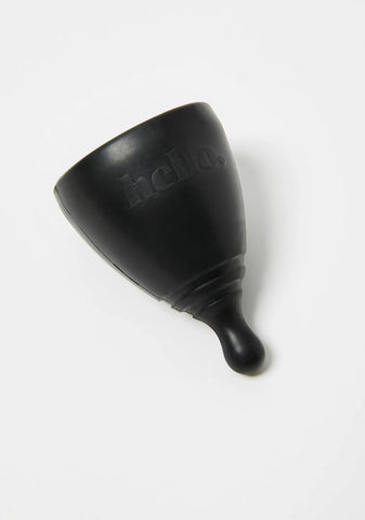 Black Hello Cup