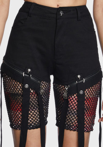 Irregular Flared Detachable Trousers