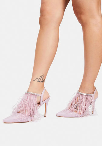 Bird's The Word Feather Heels