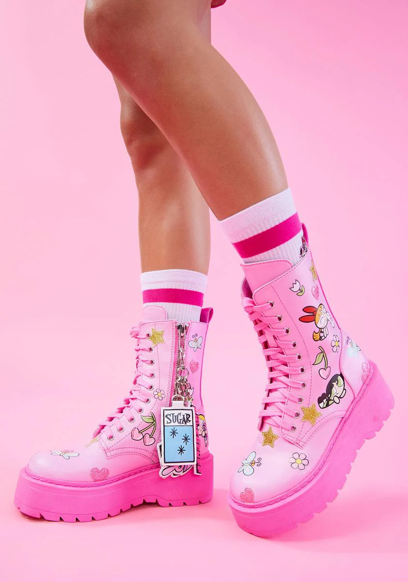Always Sugar & Spice Combat Boots