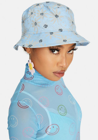 x Smiley Modern Bucket Hat