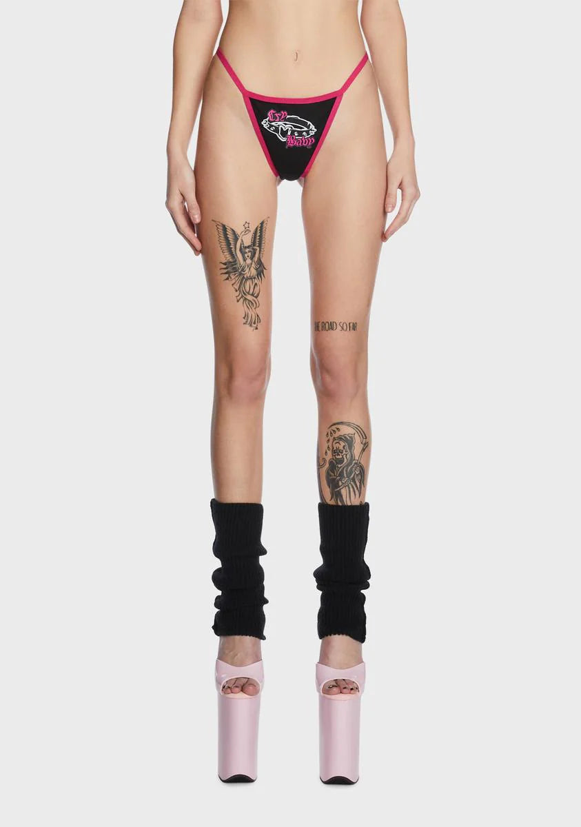 Cry Baby Choker Thong Panty