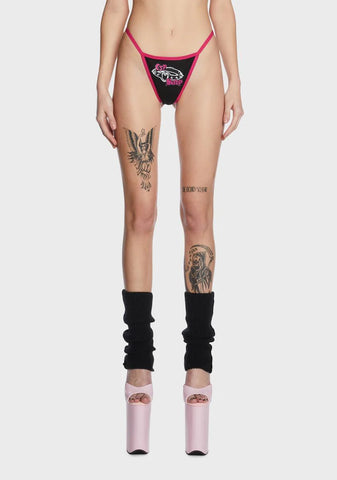 Cry Baby Choker Thong Panty